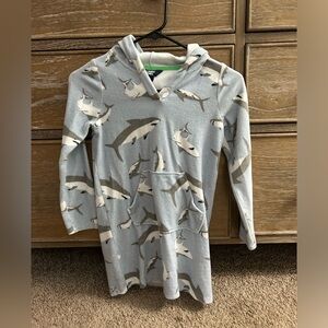 Lands End bathing suit cover-up- size 8- like new